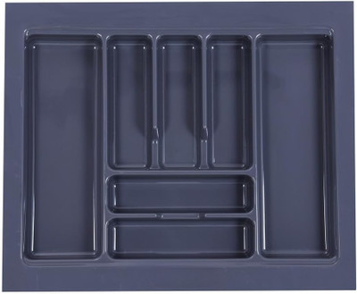KEEPWELL Empty Cutlery Holder Case(Grey  Holds 30 Pieces)