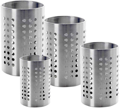 IDEAL PRIME Empty Cutlery Holder Case(Silver  Holds 36 Pieces)