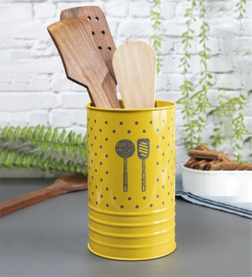SONE KEY CHIDIYA Empty Cutlery Holder Case(Yellow  Holds 25 Pieces)
