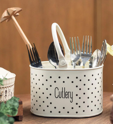 SONE KEY CHIDIYA Empty Cutlery Holder Case(White  Holds 25 Pieces)