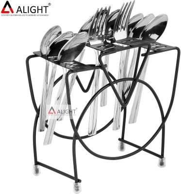 Alight Empty Cutlery Holder Case(BLACK  Holds 24 Pieces)