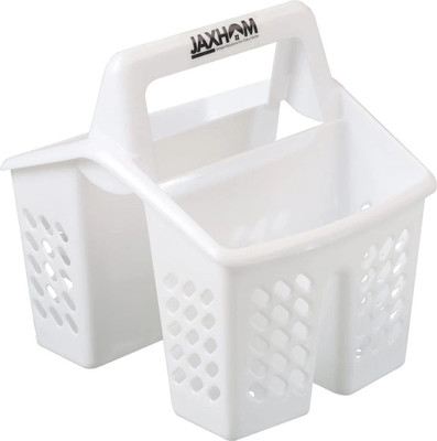 Jaxhom Empty Cutlery Holder Case(White  Holds 32 Pieces)