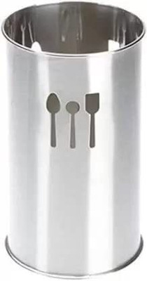 MYKITCHN Empty Cutlery Holder Case(Silver  Holds 50 Pieces)