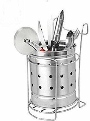 zero to infinity store Empty Cutlery Holder Case(silver  Holds 25 Pieces)