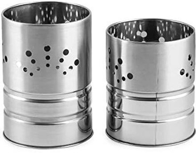 A1 EssAncial Empty Cutlery Hard Case Cover Case(Steel  Holds 10 Pieces)