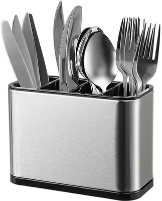 VyomEnter Empty Cutlery Box Case(Silver  Holds 40 Pieces)