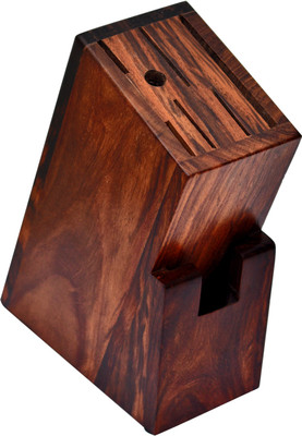 AM CRAFTS Empty Cutlery Holder Case(BROWN  Holds 7 Pieces)