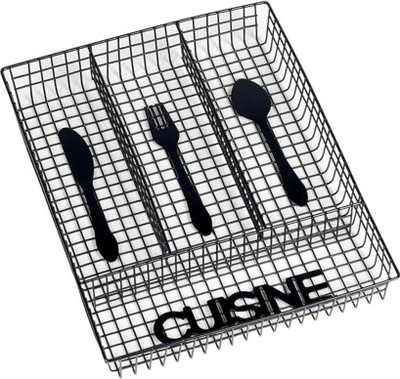 Habib Empty Cutlery Holder Case(BLACK  Holds 50 Pieces)