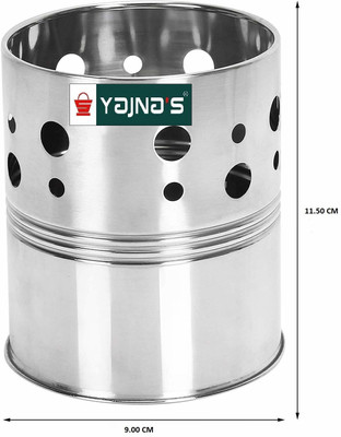 zero to infinity store Empty Cutlery Holder Case(silver  Holds 50 Pieces)