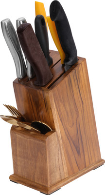 roston Empty Cutlery Holder Case(Brown  Holds 7 Pieces)