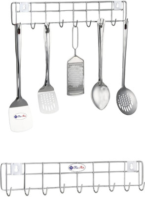 FineArts Empty Cutlery Holder Case(Silver  Holds 18 Pieces)