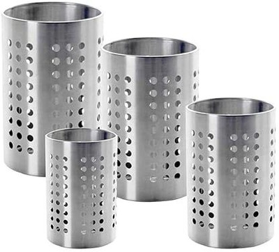 Jivan Products Empty Cutlery Holder Case(Silver  Holds 20 Pieces)