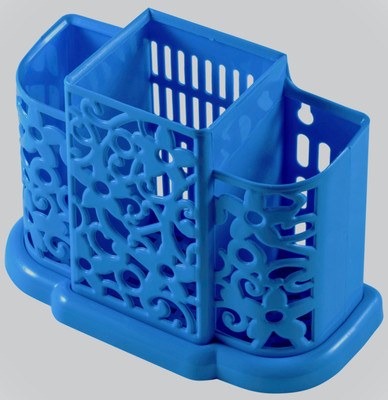 Cwd Empty Cutlery Holder Case(BLUE  Holds 15 Pieces)