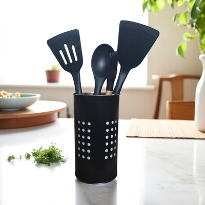 frogtail Empty Cutlery Holder Case(BLACK  Holds 24 Pieces)