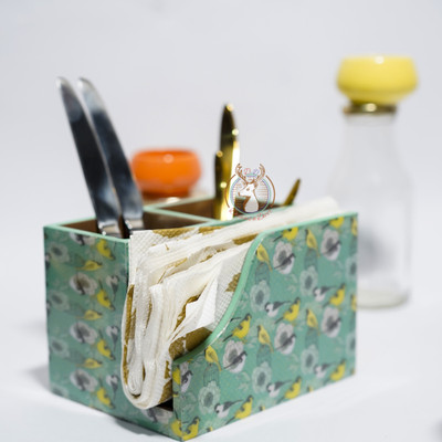 Dreams n Decor Empty Cutlery Box Case(PARROT  Holds 25 Pieces)