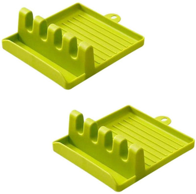AnshAtoZ Empty Cutlery Holder Case(green  Holds 4 Pieces)