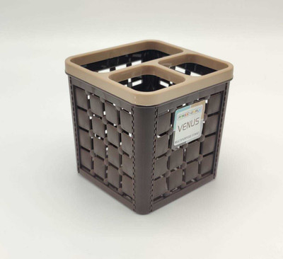 rushabh collections Empty Cutlery Box Case(BROWN  Holds 25 Pieces)