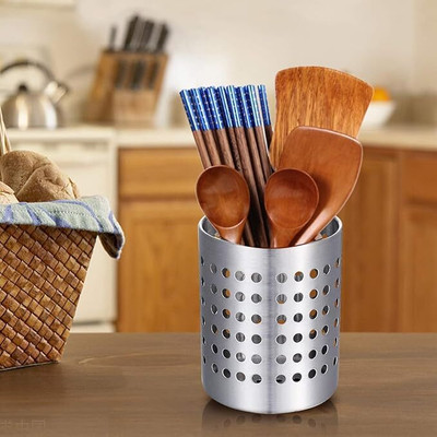 Kombuis Kitchenware Empty Cutlery Holder Case(Silver  Holds 30 Pieces)