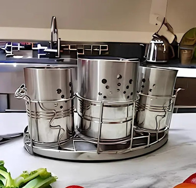 Wariteil Empty Cutlery Holder Case(sliver  Holds 1 Pieces)