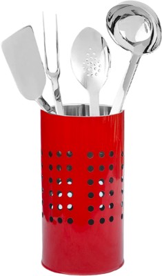 MARQUEONN Empty Cutlery Holder Case(Red Dot  Holds 50 Pieces)