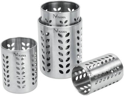 NAMA Empty Cutlery Holder Case(Silver  Holds 80 Pieces)