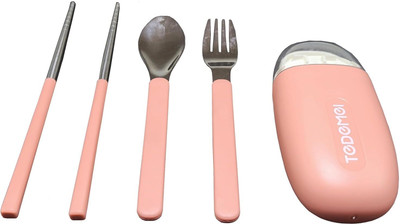 Rishav handicraft Empty Cutlery Box Case(Pink  Holds 4 Pieces)