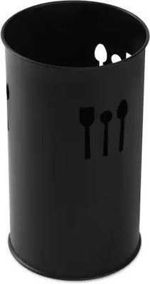 Manan Decor Empty Cutlery Holder Case(Black  Holds 6 Pieces)