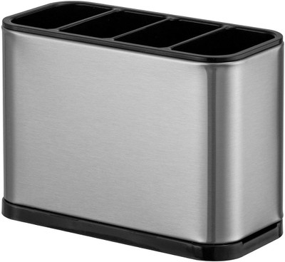 NIYAMKAAY Empty Cutlery Holder Case(Silver  Holds 25 Pieces)