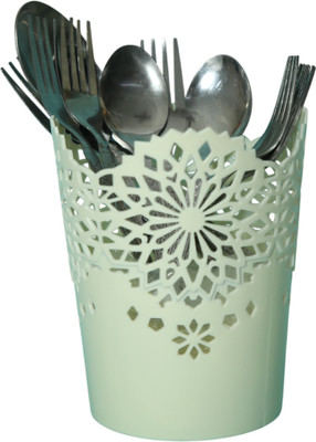 Utensila Empty Cutlery Holder Case(WHITE  Holds 25 Pieces)