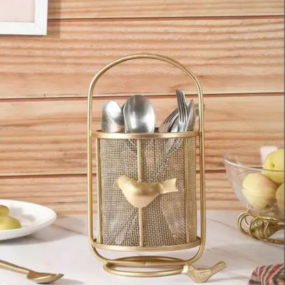 STARLIGHT ENTERPRISES Empty Cutlery Box Case(Gold  Holds 0 Pieces)
