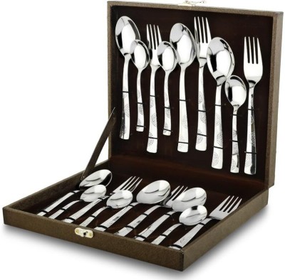 Parage 18 Pieces Premium Stainless Steel Cutlery Set, Home & Kitchen with Gift Box Stainless Steel Cutlery Set(Pack of 18)