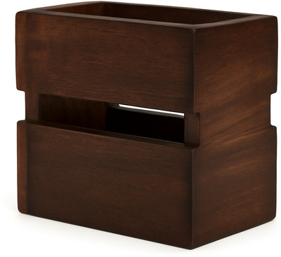 Sadiya Empty Cutlery Box Case(brown  Holds 12 Pieces)