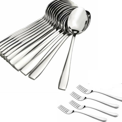 VEEKAY PLUS Steel Cutlery Set (Pack of 16). Stainless Steel Cutlery Set(Pack of 16)