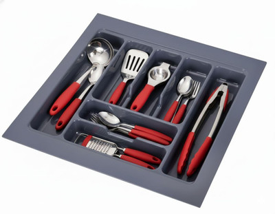 Lifetime Cutlery Tray for Kitchen Drawer 15x19 Inch Disposable Plastic Cutlery Set(Pack of 1)