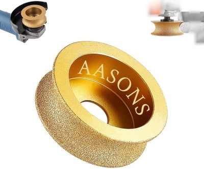 AASONS Half-Round Edge Blade Brazing Masonry Moulding Diamond Wheel AASONS Diamond Polish Wheel For Tiles, Marble, Granite, Stone, Rock, Etc 25mm Glass Cutter