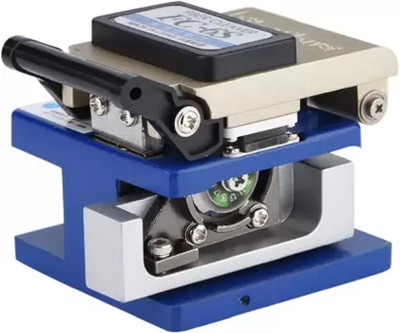 Impirius High Precision Optical Fiber Cleaver FC-6S Stripping Cutter FTTH Fiber Cutting Tool Kit with Hex Wrench Tool Kit for Repair Part Tools Accessories Blue Wire Cutter