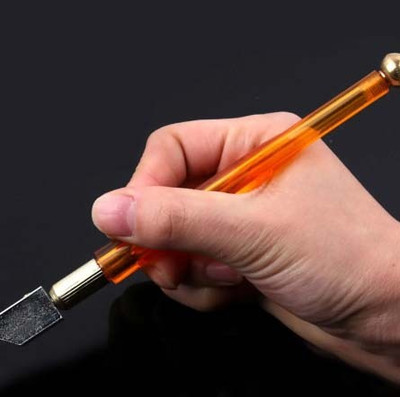 apex ecomm Professional Glass Cutter Tungsten Carbide Tip Precision XY-3 TOUGENG Glass Cutter