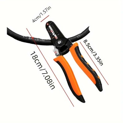 SRK 7-Inch Multi-Functional Wire Stripper And Cutter Wire Cutter