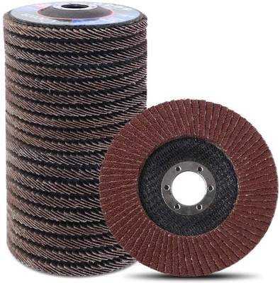 FIXKIT 60 Grit 4 inch 20pc set of High Density Flap Disc / Polishing Disc Metal Cutter