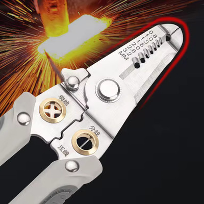 BHAVYATA ENTERPRISE Multi functional Wire and Cable Stripping Electricians 6-in-1 Wire Cutter
