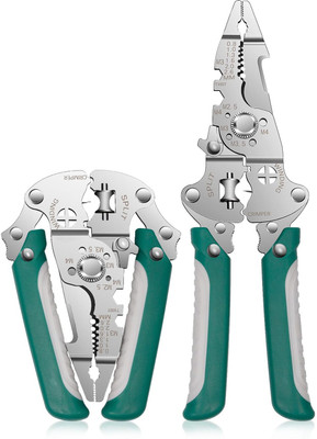 Harboan Multifunctional Wire Stripper Crimper Cable Cutter Pliers Professional Electrical Wire Stripping Tool, Wire Stripper for Cable Cutting Wire Cutter