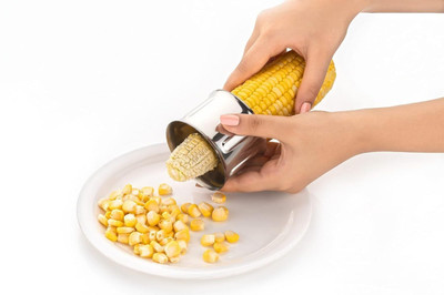 ZOMBULA Corn Cob Stripper Peeler Cutter Stripping Corn Kernels Remover Corn Chopper(1 chopper)