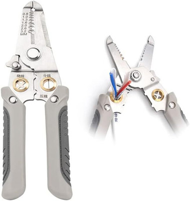 WUDEE 6-in-1 Multi functional Wire and Cable Stripping Cable Cutter Daily use Wire Cutter