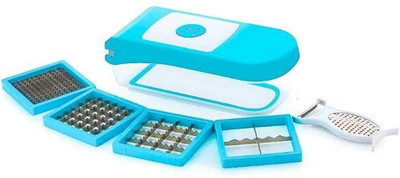 Ritesh Vegetable Cutter Chopper 7-in-1 Multipurpose Grater Peeler Chipser123 Glass Cutter