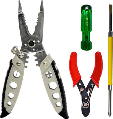 Digital Craft 7inch Multipurpose Wire Stripper,Wire Stripper,2 In 1 Screw Driver, Wire Stripping, Cutting, and Crimping Tool Wire Cutter