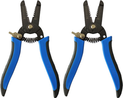 Inditrust Wire Stripper Cable Crimper Automatic Terminal Cutter Pliers Tool (pack of 2) Wire Cutter