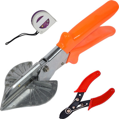 Digital Craft Multi Angle Cutter,Tape 3Mtr,Wire Stripper 45°–135° Shear Cutter for Plastic Pipe, Trunking & Plumbing Applications Pipe Cutter