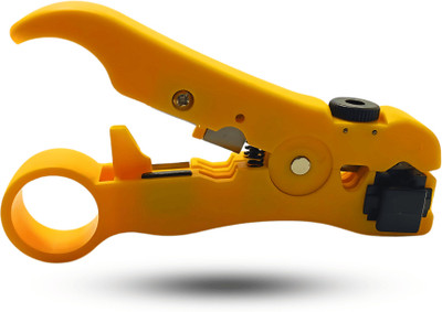 Octec Coaxial Network Cable Stripper Compact Durable Tool Coaxial UTP/STP Flat Cables Electricians,Network Technicians,Home DIYers Wire Cutter