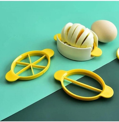 HMSA Egg Slicer, Egg Cutter for Hard Boiled Eggs, 3 in 1 Stainless Steel Wire Slicer Egg Slicer, Egg Cutter for Hard Boiled Eggs, 3 in 1 Stainless Steel Wire Slicer Nut Cutter