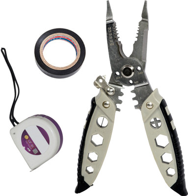 Digital Craft 7inch Multipurpose Wire Stripper,PVC Tape,Tape 3Mtr Wire Stripping, Cutting, and Crimping Tool Wire Cutter